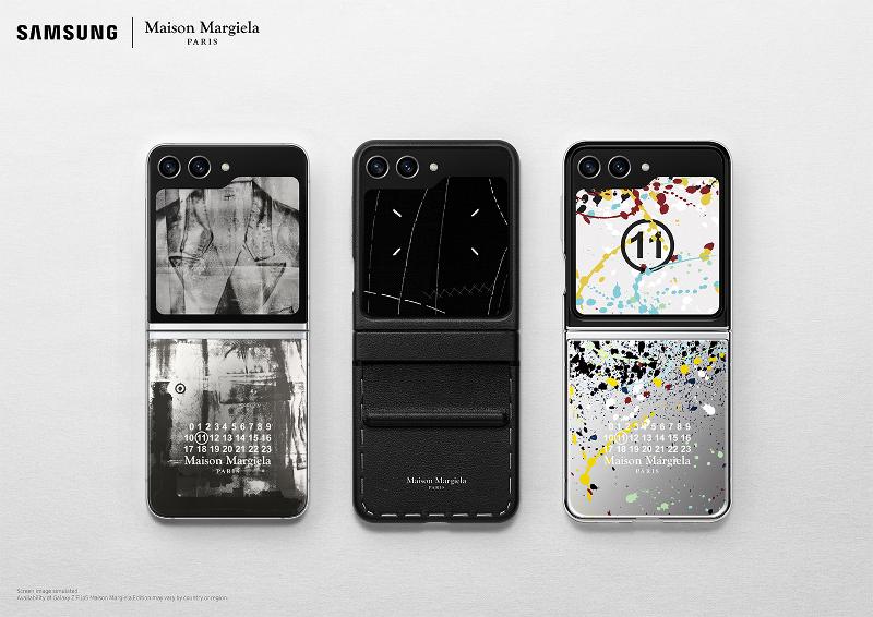 Samsung Galaxy Z Flip5 本体　ドコモ　マルジェラ Samsung Collaborates With Maison Margiela on Special Edition