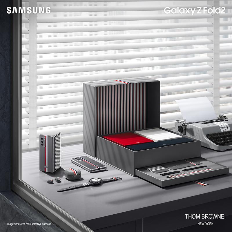 Galaxy Z Fold2 Thom Browne Edition | Samsung Mobile Press